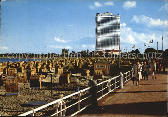 Travemuende Ostseebad Promenade Kurstrand Hotel Maritim