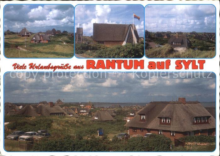 Rantum Sylt Friesenhaeuser Panorama