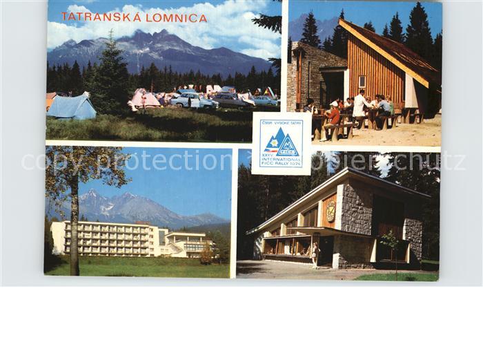 Tatranska Lomnica Autocamping Tatranec ponize Tatranskej Lomnice Cast autocampin