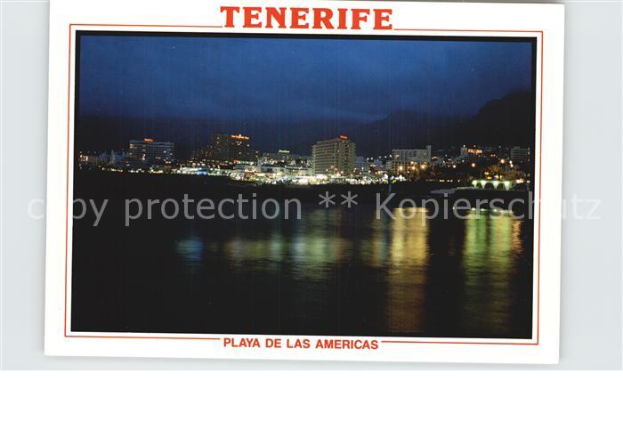 Playa de las Americas Skyline bei Nacht