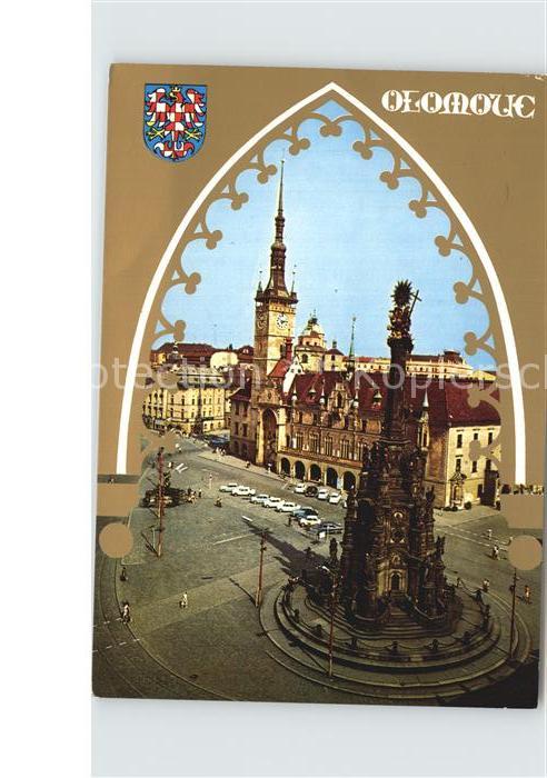 Olomouc Friedensplatz mit Rathaus