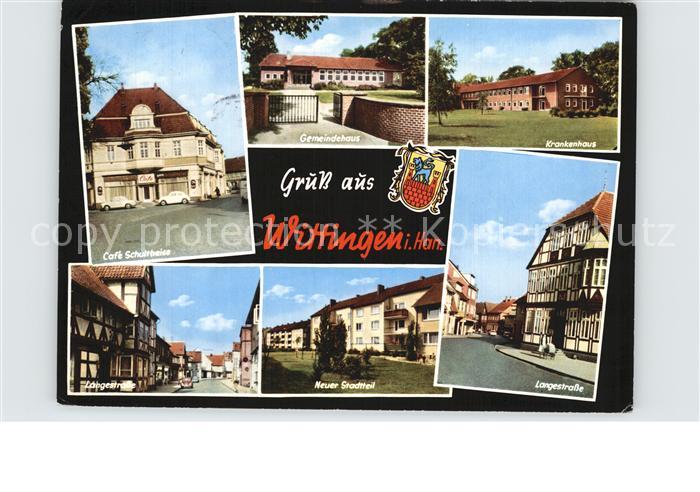 Wittingen Niedersachsen Cafe Schultheiss Gemeindehaus Krankenhaus Langestrasse N