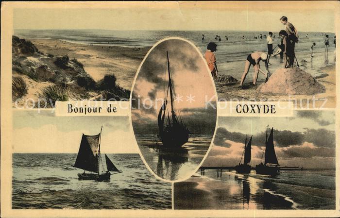 Coxyde Strand Segelboot