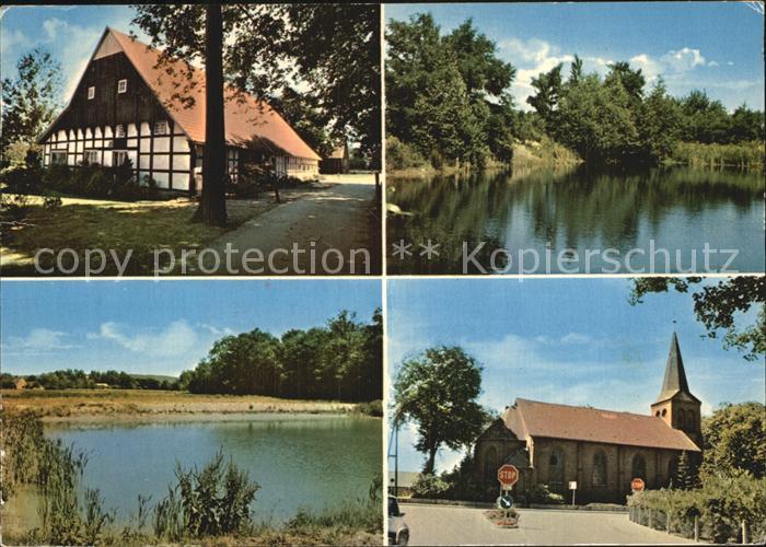 Lienen Westfalen Kirche Weiher Bauenrnhaus