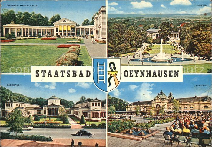 Bad Oeynhausen Brunnen Wandelhalle Badehaus I. Kurpark Kurhaus