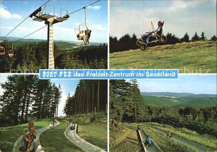 Gevelinghausen Fort Fun Freizeit Zentrum Sommerrodelbahn Seilbahn