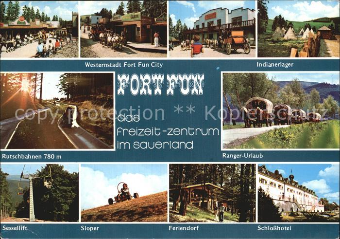 Gevelinghausen Fort Fun Freizeitpark Sommerrodelbahn Sloper Sessellift Indianerl