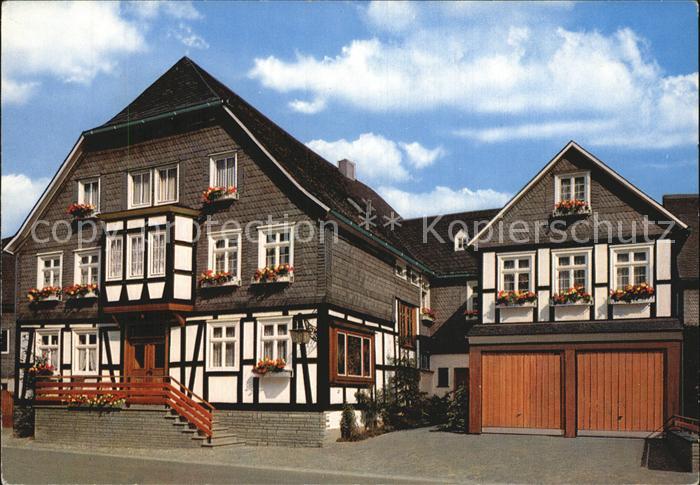 Boedefeld Gasthof Pension Hotel Albers Aussenansicht