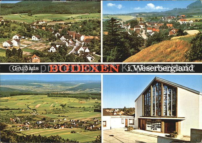 Boedexen Fliegeraufnahme Teilansicht Kirche