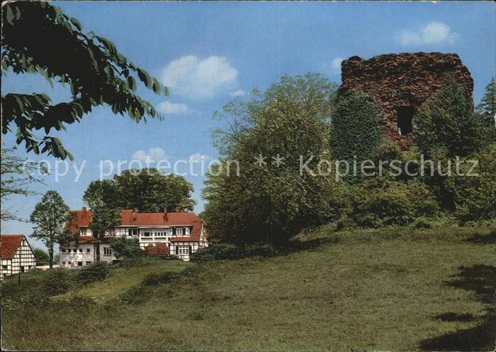 Boerninghausen Burgruine mit Forsthaus Limberg