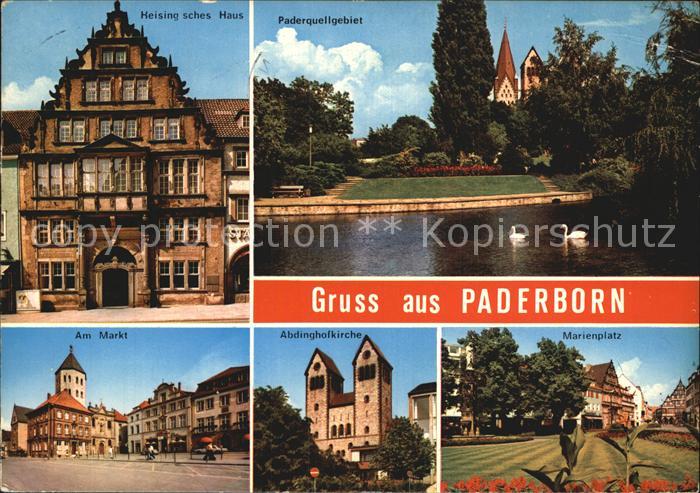 Paderborn Heisingsches Haus Am Markt Marienplatz Paderquellgebiet
