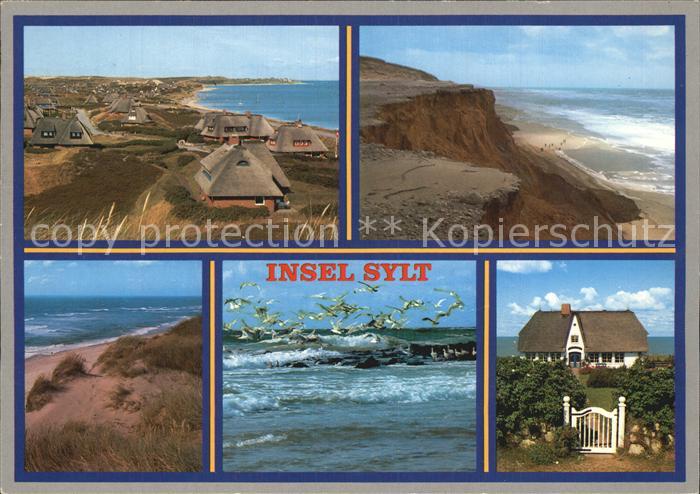 SYLT Insel Schleswig-Holstein Strand Duene Friesenhaus