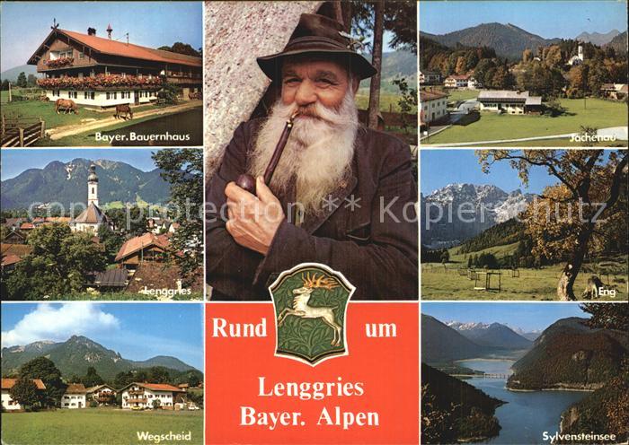 Lenggries Sylvensteinsee Bayerisches Bauernhaus Wegscheid