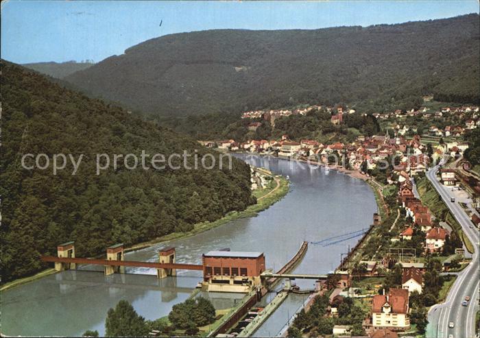 Neckarsteinach Fliegeraufnahme