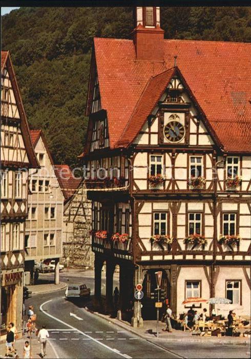 Urach Schwarzwald Marktplatz mit Rathaus