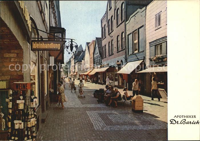 Uelzen Lueneburger Heide Fussgaengerzone Bahnhofstrasse