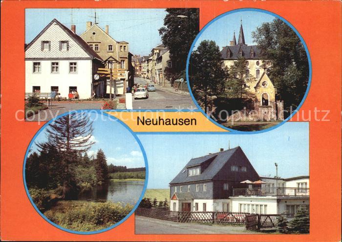 Neuhausen Marienberg Bahnhofstrasse Schloss Purschenstein Ferienheim Dachsbaude