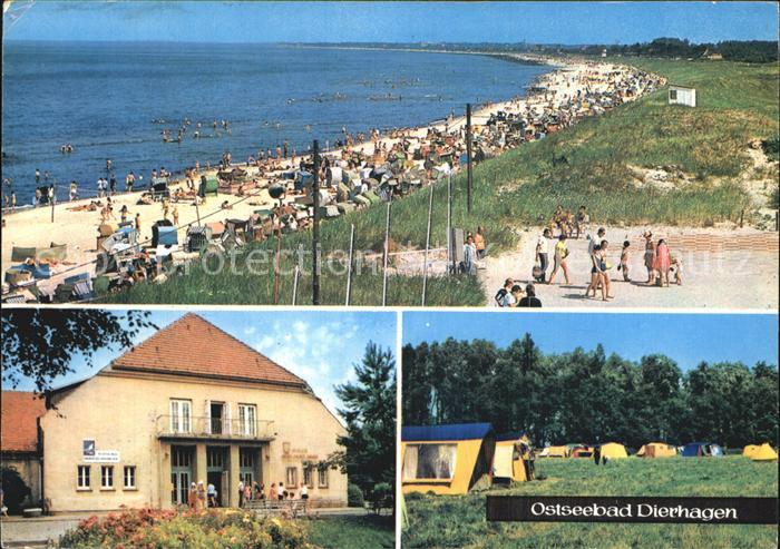 Dierhagen Ostseebad Strand Campingplatz