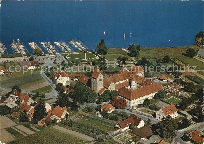 Reichenau Bodensee Marienmuenster Fliegeraufnahme