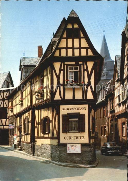Braubach Rhein Bauernschaenke Eck-Fritz