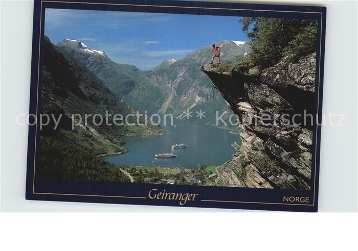 Geiranger Fliegeraufnahme