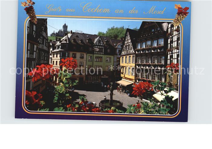Cochem Mosel Marktplatz Reichsburg