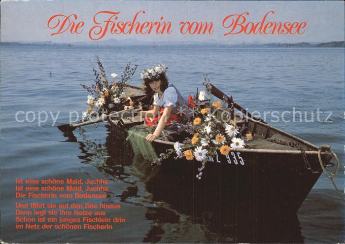 Liederkarte Die Fischerin vom Bodensee