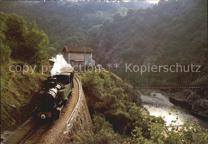 Lokomotive Chemin de Fer du Vivarais Ligne Tournon