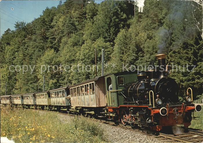 Lokomotive Sihltalbahn Schnaaggi-Schaaggi-Dampfzueglein