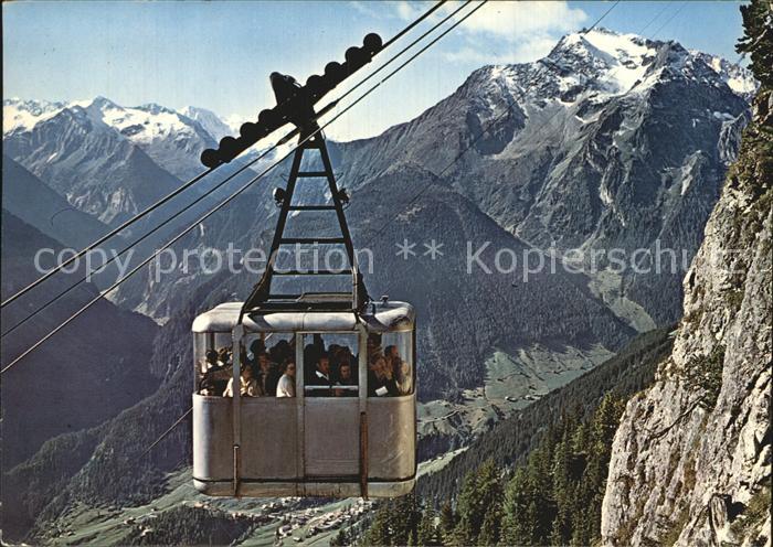 Seilbahn Penkenseilbahn Gruenberg Mayrhofen Zillertal Tirol