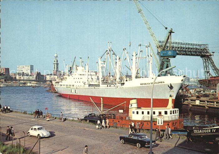 Schiffe Ships Navires Republica de Colombia Hamburg Hafen
