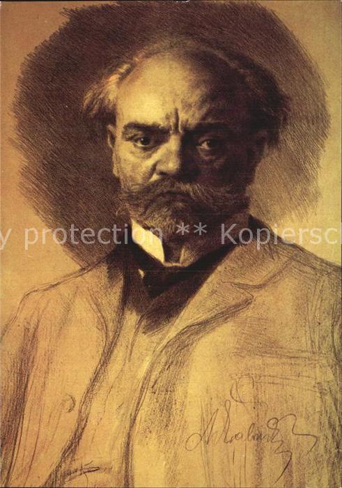 Komponist Antonin Dvorak von Max Svabinsky