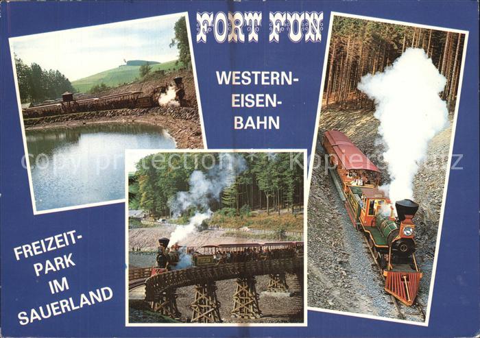 Vergnuegungspark Fort Fun Western-Eisenbahn Gevelinghausen