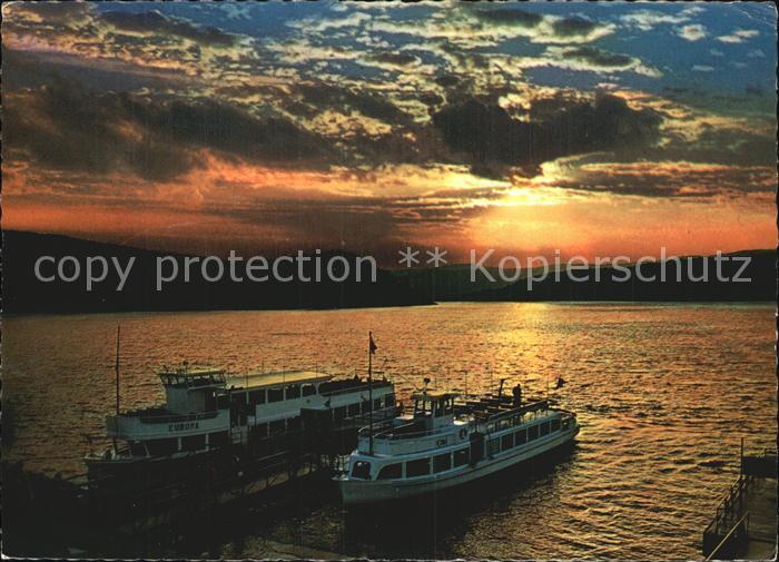 Motorschiffe Europa Rurtalsperre Schwammenauel