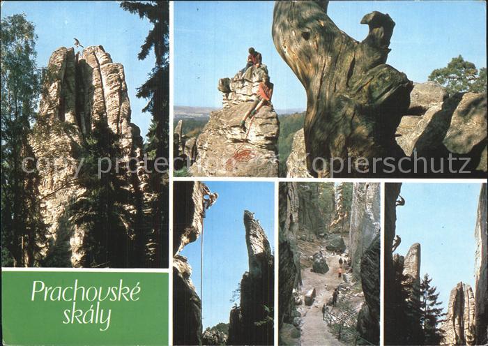 Klettern Bergsteigen Prachovske Skaly