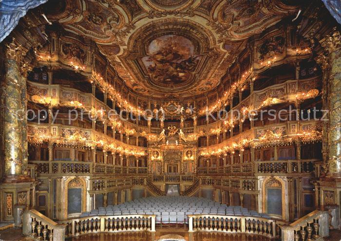 Oper Markgraefliches Opernhaus Zuschauerraum Bayreuth