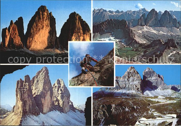 Klettern Bergsteigen Dolomiti Tre Cime Lavaredo