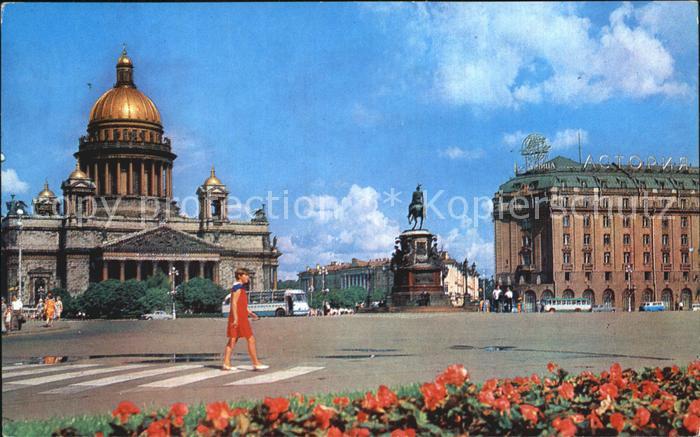 St Petersburg Leningrad Isaaksplatz