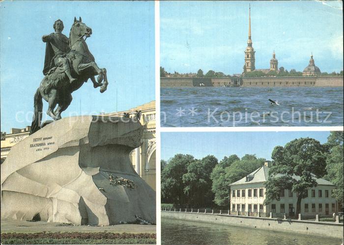 St Petersburg Leningrad Peter I Denkmal