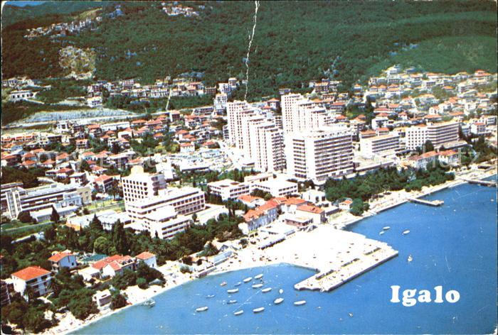 Igalo Strand Hotels Fliegeraufnahme
