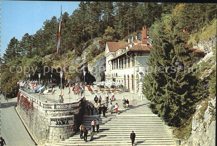 Postojnska Jama Grotte Hoehleneingang