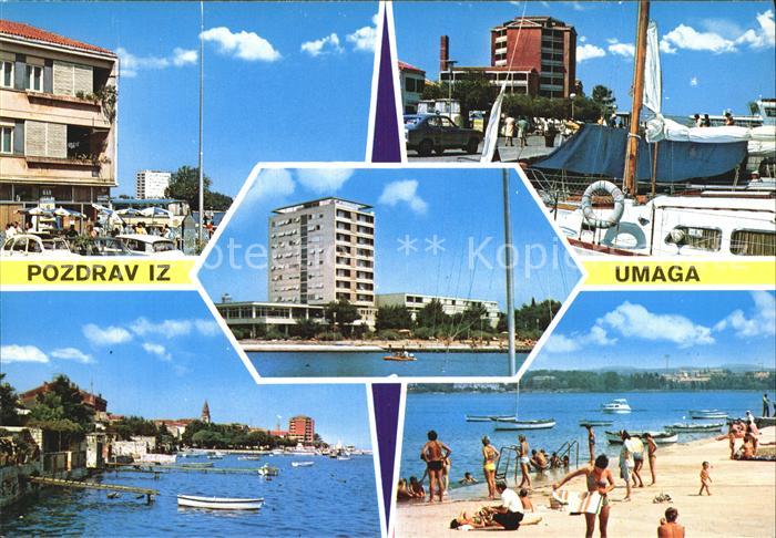 Umag Umago Istrien Teilansichten Kuestenstadt Hotel Strand
