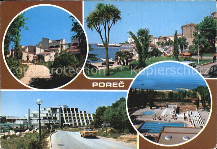 Porec Teilansichten Ferienanlage Swimming Pool Uferpromenade