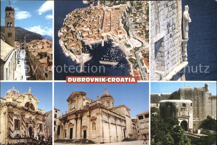 Dubrovnik Ragusa Altstadt Hafen Fliegeraufnahme