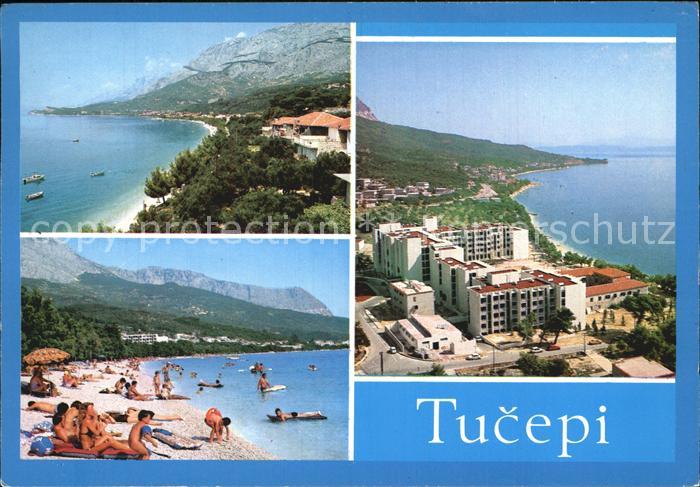 Tucepi Panorama Kuestenort Strand