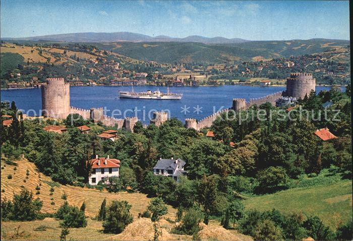 Istanbul Constantinopel Rumelihisar im Bosphorus Festungsanlage