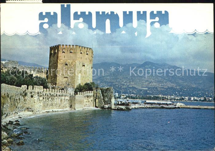 Alanya Red Tower Festungsanlage Kuestenstadt
