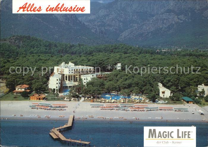 Kemer Tuerkei Turkey Magic Life Club Hotelanlage Strand Fliegeraufnahme