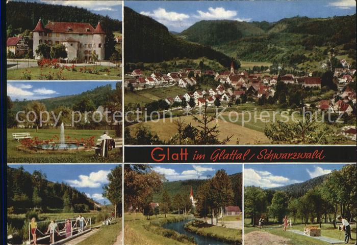 Glatt Panorama Glattal Schwarzwald Schloss Park Minigolf Wassertreten