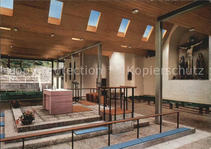 Marienthal Westerwald Aussenaltar Inri Heiligenfiguren Wallfahrtsort